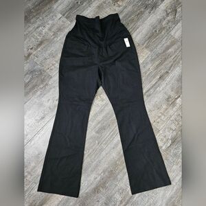 NWT Old Navy Maternity Pixie Flare Pants Size 16 Full Panel Business Casual